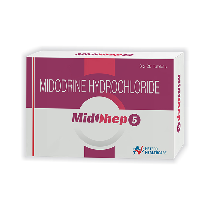 MIDODRINE HYDROCHLORIDE TABLETS USP 5 MG