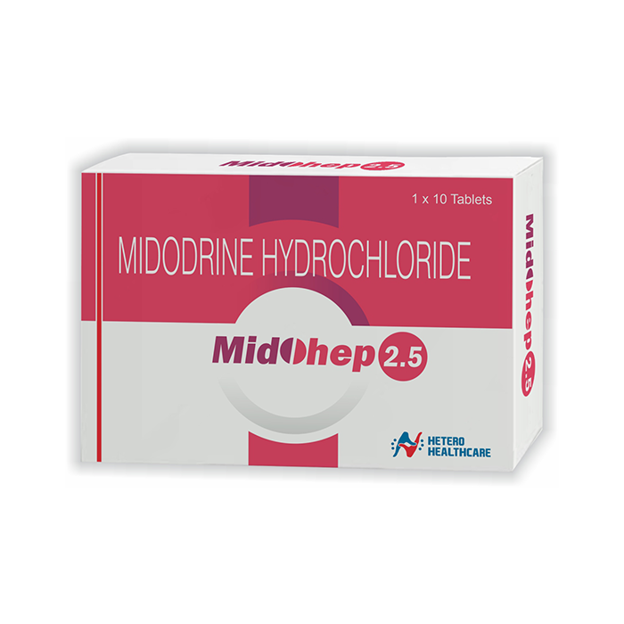 MIDODRINE HYDROCHLORIDE TABLETS USP 2.5 MG