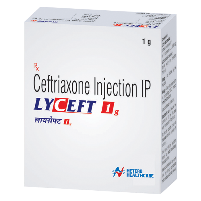 LYCEFT 1GM INJECTION